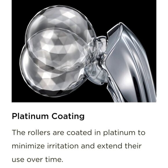 ReFa CARAT Face & Body Roller – Platinum 360° Waterproof Microcurrent Skincare - Picture 5 of 16